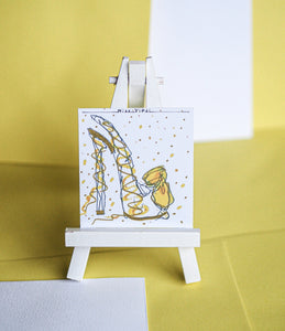 Rosa, gul,lilla eller grønn high heel